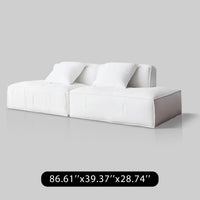 Linen Floating Island Sofa