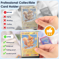 500 Pack Black Matte Trading Card Sleeves – Deck Protectors for Pokémon, MTG, Yu-Gi-Oh & Sports