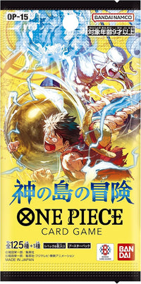 Bandai One Piece Card Game OP-15 The Adventure of the Island of God Japanese Booster Box – 24 Packs