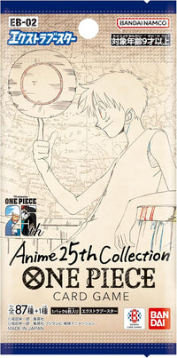 One Piece Card Game Extra Booster Anime25th Collection EB-02 (Box), Pack of 24