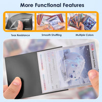 500 Pack Black Matte Trading Card Sleeves – Deck Protectors for Pokémon, MTG, Yu-Gi-Oh & Sports