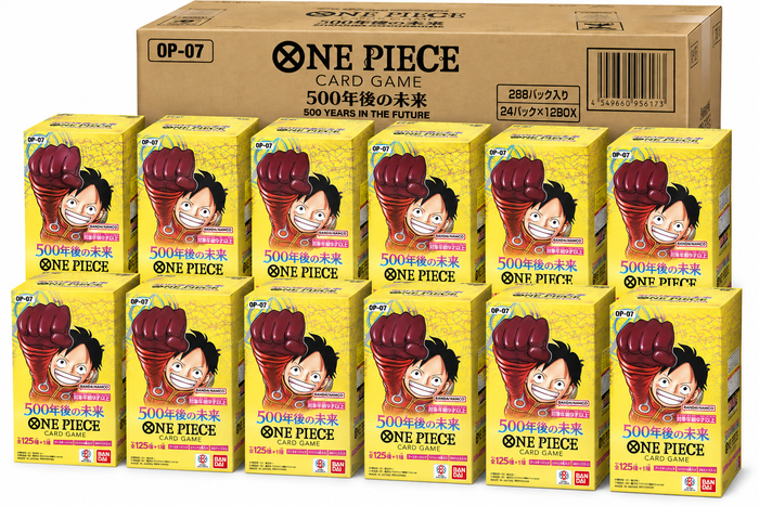 Bandai One Piece Card Game OP-07 500 Years in the Future Japanese Sealed Case – 12 Booster Boxes