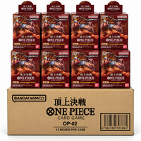 Bandai One Piece Card Game OP-02 Paramount War Japanese Sealed Case – 12 Booster Boxes