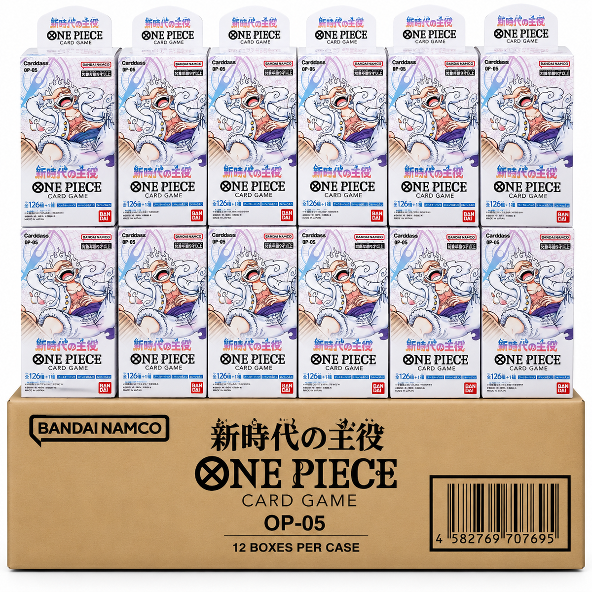 Bandai One Piece Card Game OP-05 Awakening of the New Era Japanese Sealed Case – 12 Booster Boxes