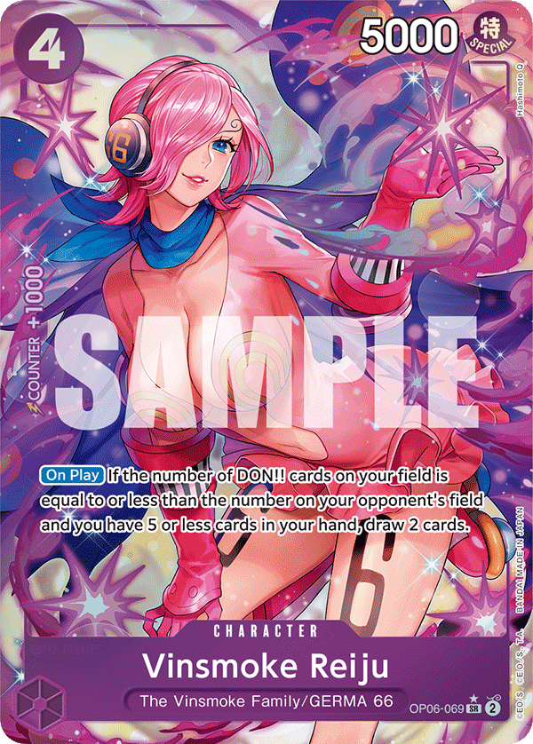 Vinsmoke Reiju OP06-069 SR Alternate Art One Piece Card Game – Wings of the Captain