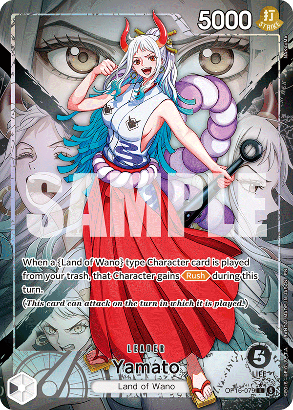 Yamato Leader OP16-079 Alternate Art One Piece Card Game – English NM