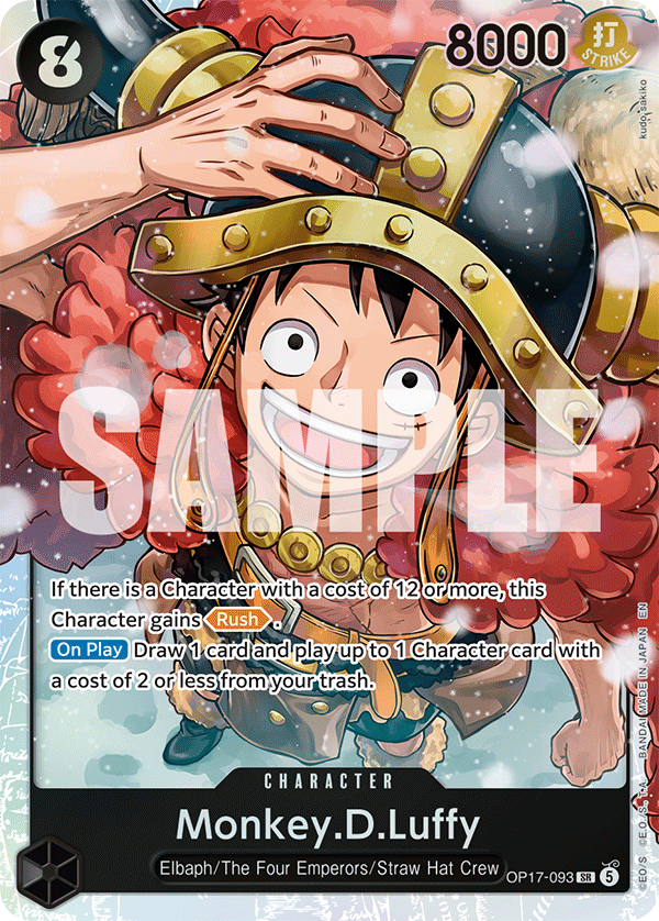 Monkey D. Luffy OP17-093 One Piece Card Game – The World’s Strongest Warriors