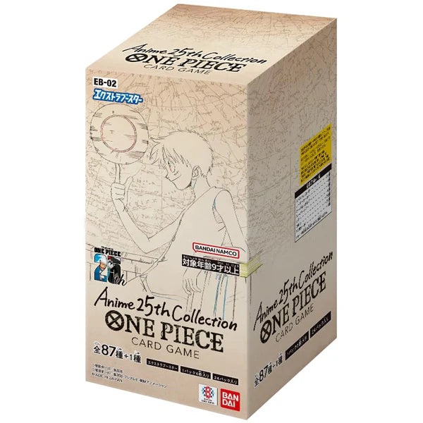 One Piece Card Game Extra Booster Anime25th Collection EB-02 (Box), Pack of 24