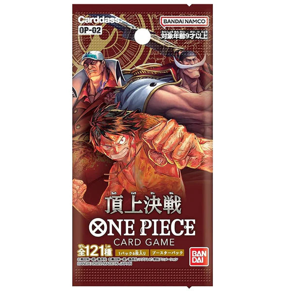Bandai One Piece Card Game Top Battle [OP-02] Booster Box (Japanese)