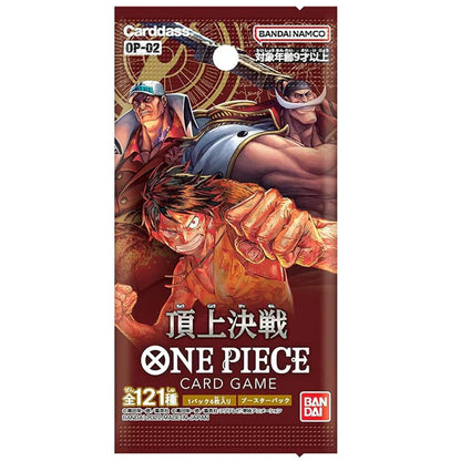 Bandai One Piece Card Game Top Battle [OP-02] Booster Box (Japanese)