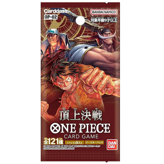 Bandai One Piece Card Game Top Battle [OP-02] Booster Box (Japanese)